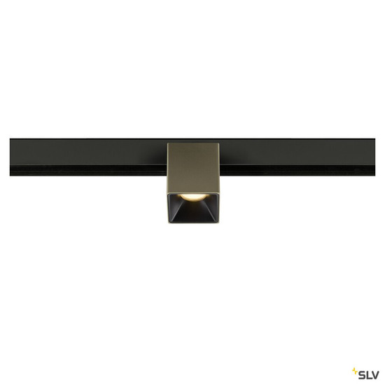 SLV 1008992 FIX-IT!, 48V, DALI, eckig, Surface mounted track, Spot, 2000-3000K, 7.4 W, 36°, bronze / schwarz