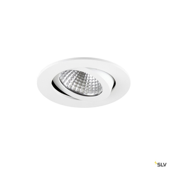 SLV 1009020 NEW TRIA® 68, Deckeneinbauleuchte, PHASE, AIRTIGHT, rund, 2700 K, 7.5 W, weiß