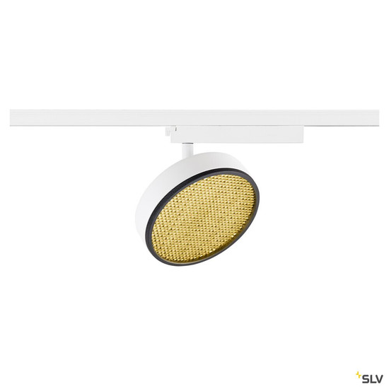 SLV 1009132 GRIP! FLAT, 1~Spot, PHASE, rund, 2700/3000 K, 16 W, weiß /schwarz