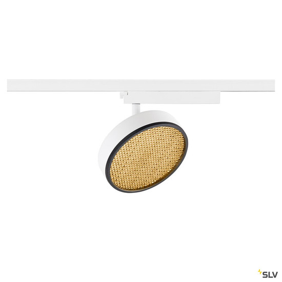 SLV 1009132 GRIP! FLAT, 1~Spot, PHASE, rund, 2700/3000 K, 16 W, weiß /schwarz