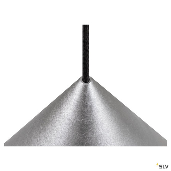 SLV 1009136 MAGICO 38, Pendelleuchte, E27, Pendellänge 180 cm, 1 x max. 10 W, aluminium