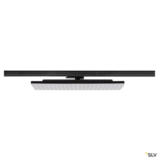 SLV 1009146 SIGHT PANEL, 3~ Spot, rechteckig, 3000 K, 38 W, 70°, schwarz