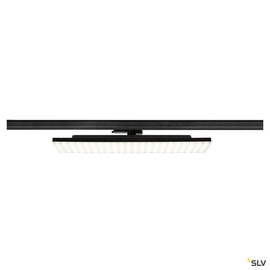 SLV 1009148 SIGHT PANEL, 3~ Spot, rechteckig, 4000 K, 38 W, 70°, schwarz