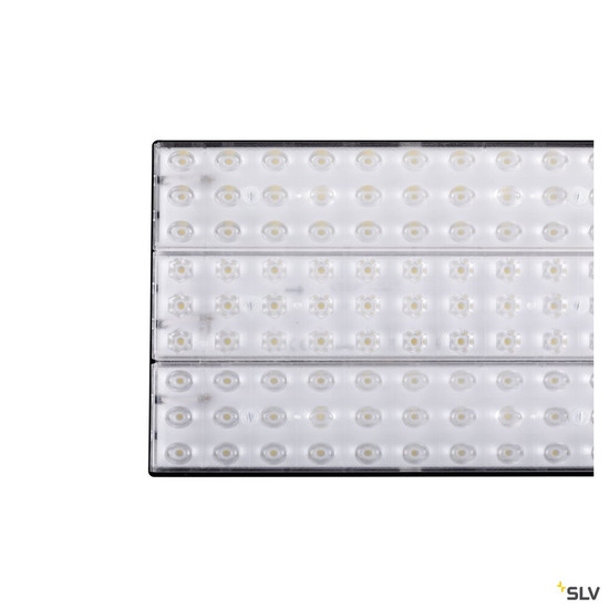 SLV 1009148 SIGHT PANEL, 3~ Spot, rechteckig, 4000 K, 38 W, 70°, schwarz