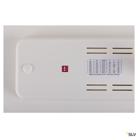 SLV 1009149 SIGHT PANEL, 3~ Spot, rechteckig, 4000 K, 38 W, 70°, weiß