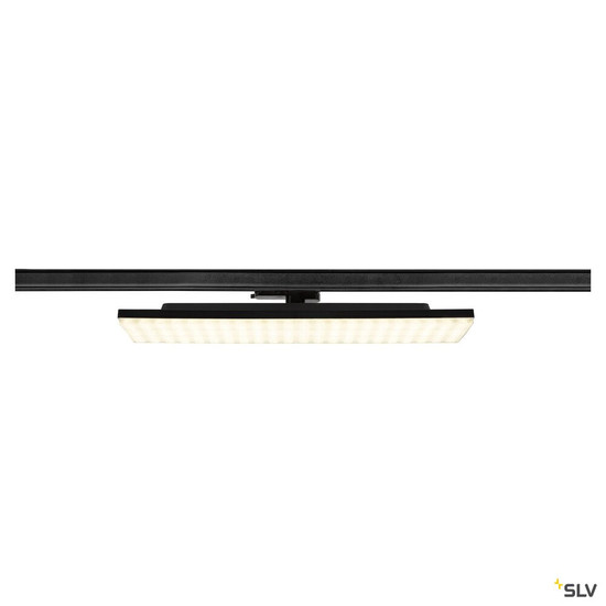 SLV 1009150 SIGHT PANEL, 3~ Spot, DALI, rechteckig, 3000 K, 65 W, 70°, schwarz