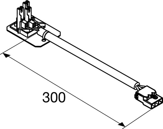 SLV 1009195 RETRO, CON 3P001 Connector 3-pin plug