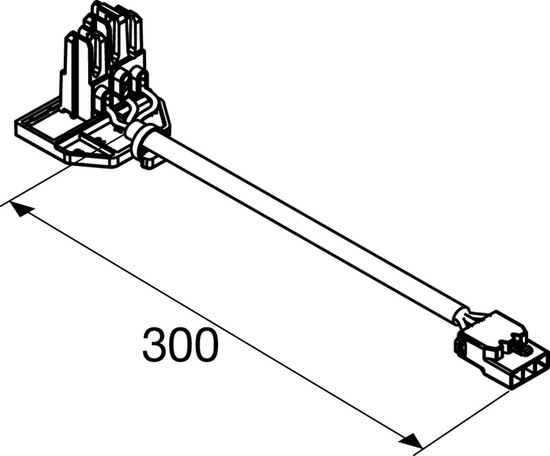SLV 1009197 RETRO, CON 3P003 Connector 3-pin plug