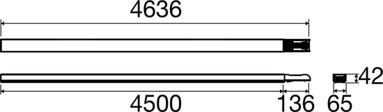 SLV 1009239 EASYLIGHT, BC 4500 7 25 WH Blind Cover 4500mm, 7 pole, 2,5mm2