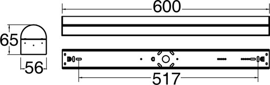 SLV 1009251 BATTEN P 600 28, 830/840/850 WH