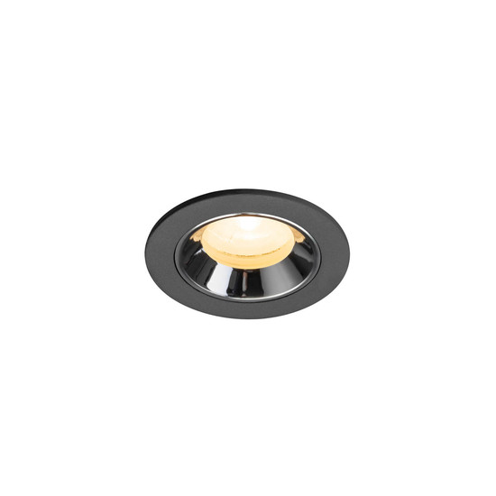 SLV 1009291 NUMINOS XS, Deckeneinbauleuchte schwarz/chrom 3000K 20°