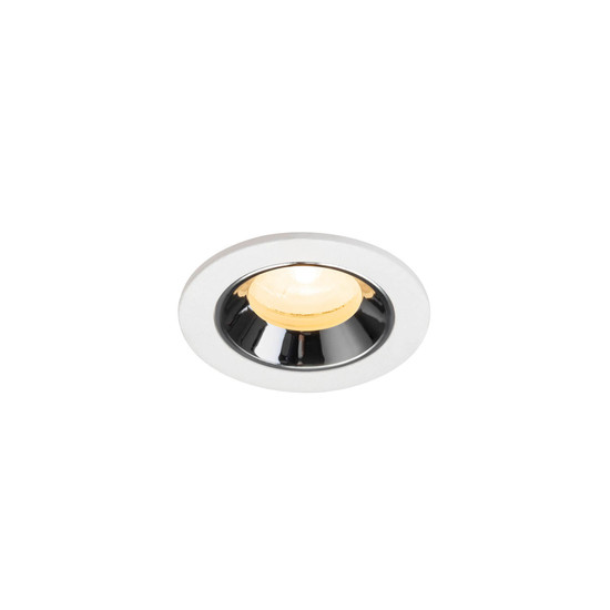 SLV 1009300 NUMINOS XS, Deckeneinbauleuchte weiß/chrom 3000K 20°