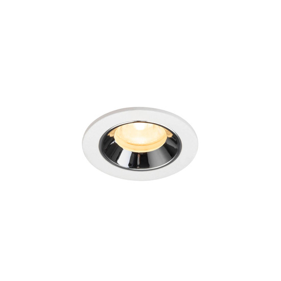 SLV 1009303 NUMINOS XS, Deckeneinbauleuchte weiß/chrom 3000K 40°