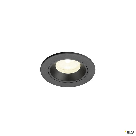 SLV 1009310 NUMINOS® XS, Deckeneinbauleuchte, 4000 K, 40°, IP20, rund, schwarz