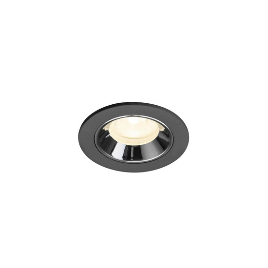 SLV 1009312 NUMINOS XS, Deckeneinbauleuchte schwarz/chrom 4000K 40°