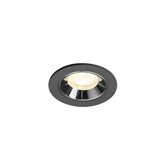 SLV 1009315 NUMINOS XS, Deckeneinbauleuchte schwarz/chrom 4000K 55°
