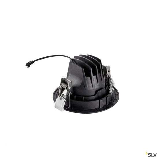 SLV 1009329 NUMINOS® MOVE XS, Deckeneinbauleuchte, 2700 K, 40°, IP20, rund, schwarz / weiß