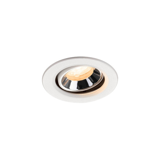 SLV 1009339 NUMINOS MOVE XS, Deckeneinbauleuchte weiß/chrom 2700K 40°