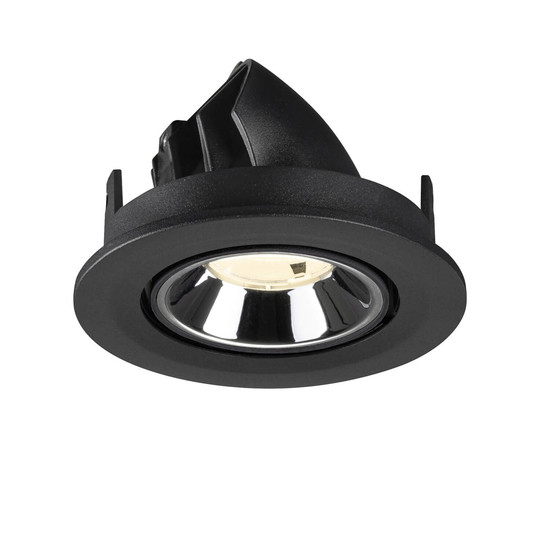 SLV 1009417 NUMINOS GIMBLE S, Deckeneinbauleuchte schwarz/chrom 4000K 20°