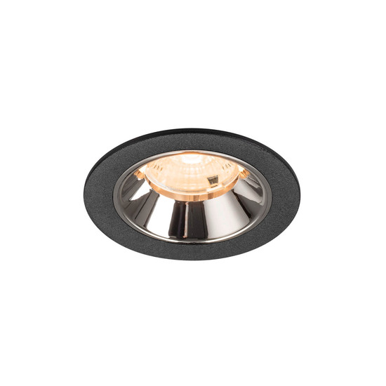 SLV 1009441 NUMINOS S, Deckeneinbauleuchte schwarz/chrom 2700K 55°