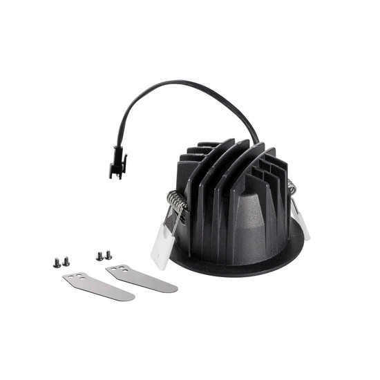 SLV 1009441 NUMINOS S, Deckeneinbauleuchte schwarz/chrom 2700K 55°