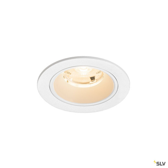 SLV 1009443 NUMINOS® S, Deckeneinbauleuchte, 2700 K, 20°, IP20, rund, weiß