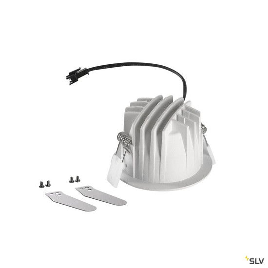 SLV 1009446 NUMINOS® S, Deckeneinbauleuchte, 2700 K, 40°, IP20, rund, weiß