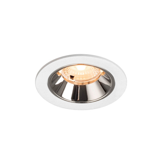 SLV 1009447 NUMINOS S, Deckeneinbauleuchte weiß/chrom 2700K 40°