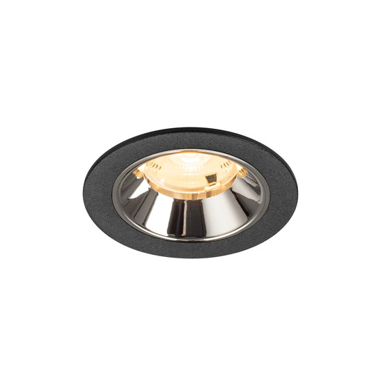 SLV 1009453 NUMINOS S, Deckeneinbauleuchte schwarz/chrom 3000K 20°