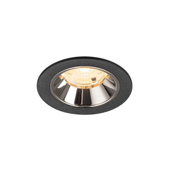 SLV 1009459 NUMINOS S, Deckeneinbauleuchte schwarz/chrom 3000K 55°