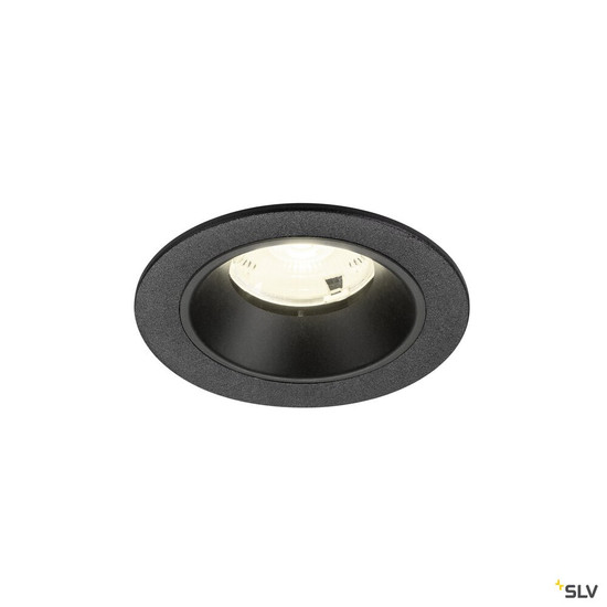 SLV 1009469 NUMINOS® S, Deckeneinbauleuchte, 4000 K, 20°, IP20, rund, schwarz