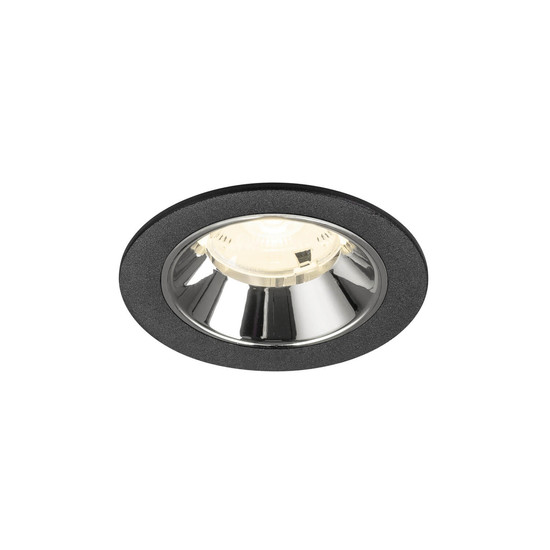 SLV 1009471 NUMINOS S, Deckeneinbauleuchte schwarz/chrom 4000K 20°
