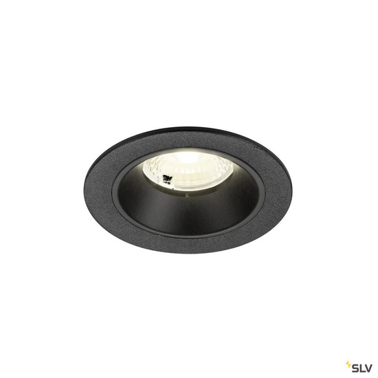 SLV 1009472 NUMINOS® S, Deckeneinbauleuchte, 4000 K, 40°, IP20, rund, schwarz