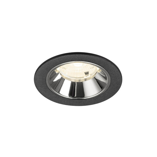 SLV 1009477 NUMINOS S, Deckeneinbauleuchte schwarz/chrom 4000K 55°