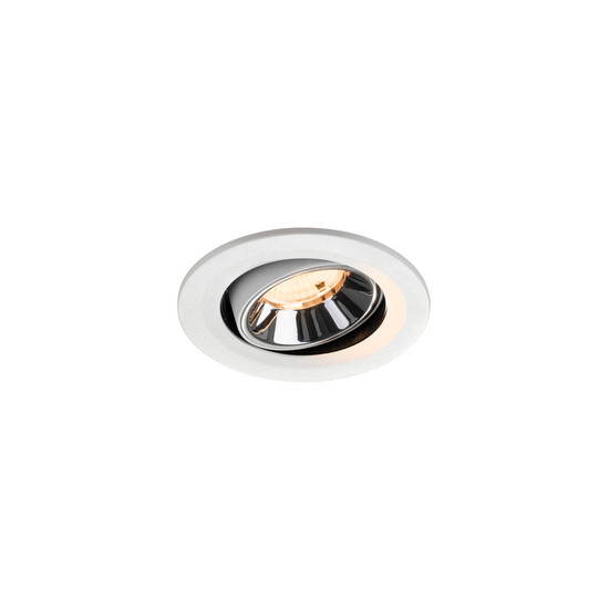 SLV 1009504 NUMINOS MOVE S, Deckeneinbauleuchte weiß/chrom 2700K 55°