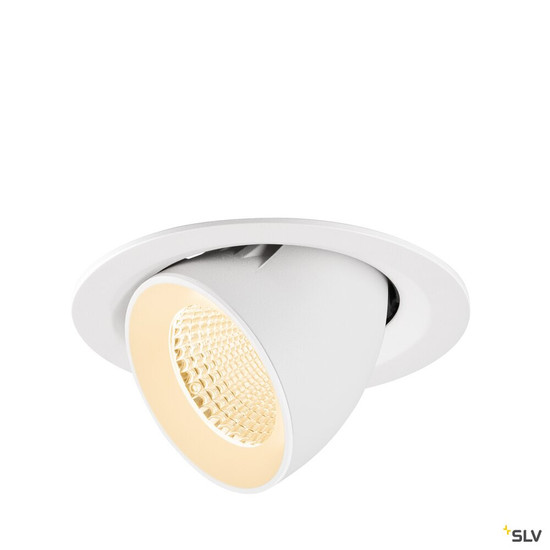 SLV 1009554 NUMINOS® GIMBLE M, Deckeneinbauleuchte,, 2700 K, 40°, weiß