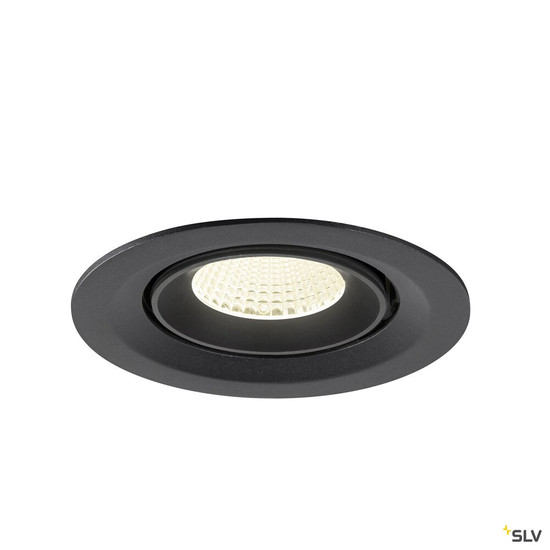 SLV 1009580 NUMINOS® GIMBLE M, Deckeneinbauleuchte,, 4000 K, 40°, schwarz