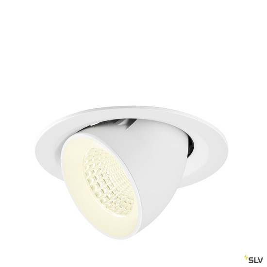 SLV 1009593 NUMINOS® GIMBLE M, Deckeneinbauleuchte,, 4000 K, 55°, weiß