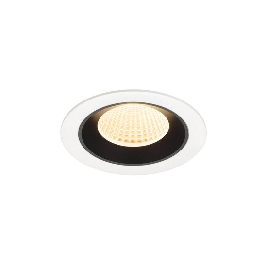 SLV 1009625 NUMINOS M, Deckeneinbauleuchte weiß/schwarz 3000K 40°