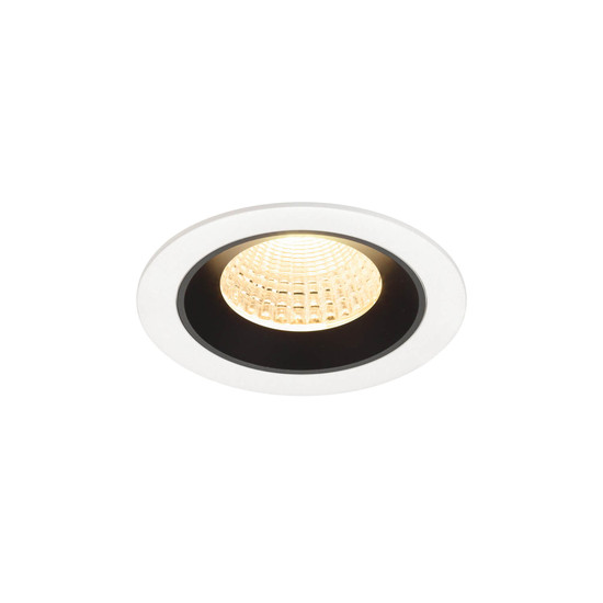 SLV 1009628 NUMINOS M, Deckeneinbauleuchte weiß/schwarz 3000K 55°