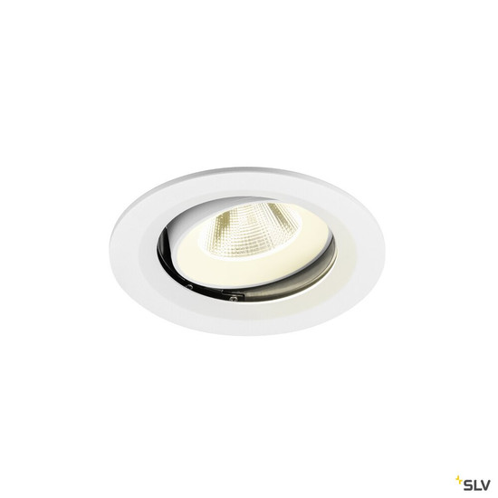 SLV 1009695 NUMINOS® MOVE M, Deckeneinbauleuchte, 4000 K, 20°, IP20, rund, weiß
