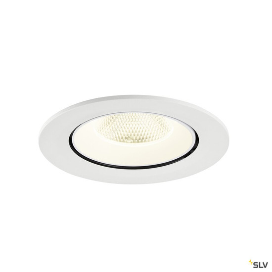 SLV 1009749 NUMINOS® GIMBLE L, Deckeneinbauleuchte, 4000 K, 20°, IP20, rund, weiß