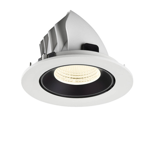SLV 1009754 NUMINOS GIMBLE L, Deckeneinbauleuchte weiß/schwarz 4000K 55°