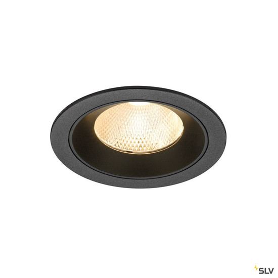 SLV 1009757 NUMINOS® L, Deckeneinbauleuchte, 2700 K, 20°, IP20, rund, schwarz