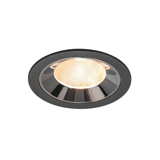 SLV 1009759 NUMINOS L, Deckeneinbauleuchte schwarz/chrom 2700K 20°