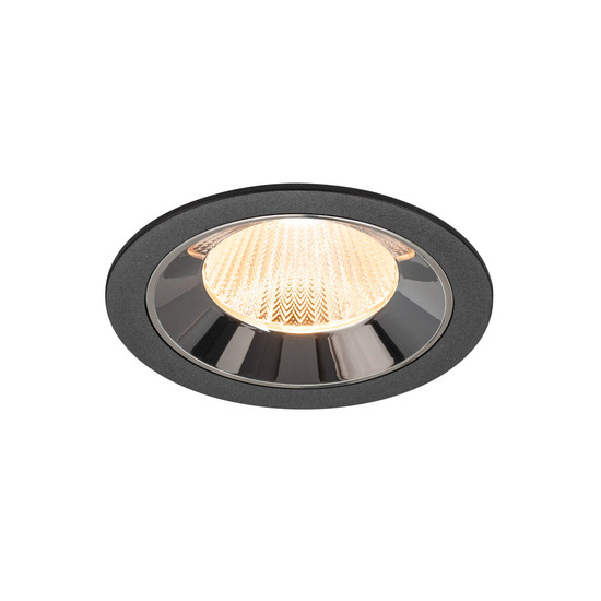SLV 1009761 NUMINOS L, Deckeneinbauleuchte schwarz/chrom 2700K 40°