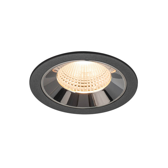SLV 1009764 NUMINOS L, Deckeneinbauleuchte schwarz/chrom 2700K 55°