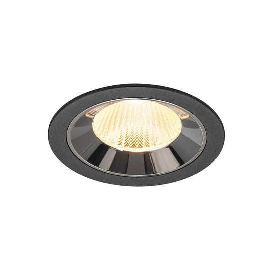 SLV 1009779 NUMINOS L, Deckeneinbauleuchte schwarz/chrom 3000K 40°