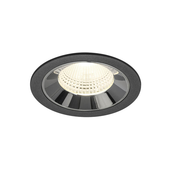 SLV 1009800 NUMINOS L, Deckeneinbauleuchte schwarz/chrom 4000K 55°