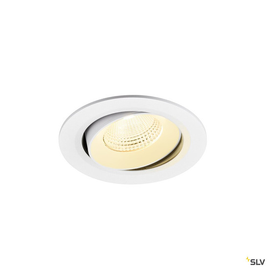 SLV 1009844 NUMINOS® MOVE L, Deckeneinbauleuchte, 3000 K, 55°, IP20, rund, weiß